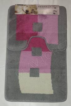 Коврик для ванной 60*100см + 60*50см 2 предмета  SYHZPP-18/20