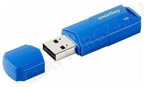 Модуль памяти 8Gb USB 2.0 SmartBuy Clue голубой