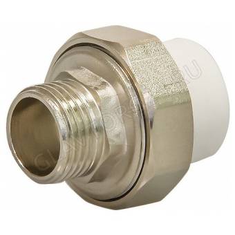 Муфта PP-R комб. разъемная н./р. DN 25х1/2" СТМ ПЛАСТ CPRM2512