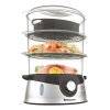 Пароварка SAKURA SA-7215 800Вт 9л 3 яруса серебристый