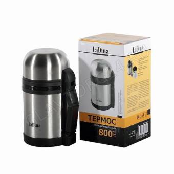 Термос 800мл металл "LaDina" арт. 777000-1/12