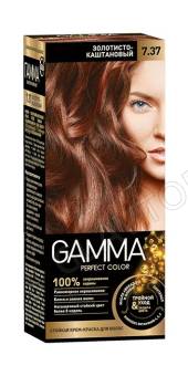 GAMMA PERFECT COLOR крем-краска для волос тон 7.37 Золотисто-каштановый/20