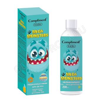 Compliment MEGAMONSTERS ПН №1800 (гель-пена д/ванны 250мл+соль шипучая бульбуль), 12шт