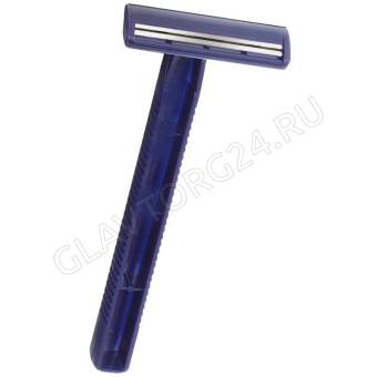 Dorco TD-708 Станок мужской одноразовый 24шт на карте 2 лезвия фиксир головка (дубль)