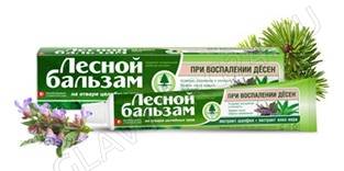 Лесной бальзам зубная паста 75мл/48шт Шалфей и Алоэ при воспалении десен