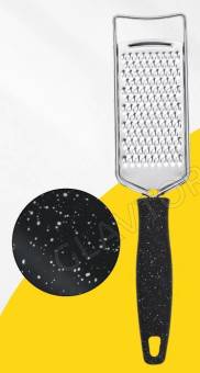 Терка Regent для мелкой стружки 26*5.5 см Linea PUNTO NERO арт. 93-BK2C-17 