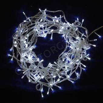 СНОУ БУМ Гирлянда электрическая Вьюн 14м 180LED белый прозрачный провод 220В
