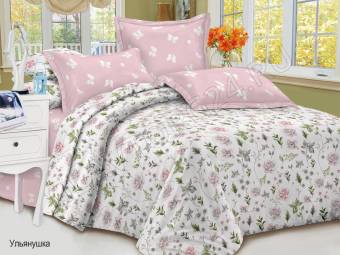 КПБ Евро Satin collection Микросатин УЛЬЯНУШКА Под200*220+Пр220*240+2Нав(70*70)