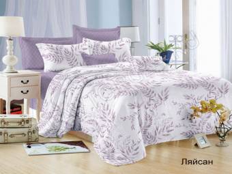 КПБ Евро Satin collection Микросатин Ляйсан Под200*220+Пр220*240+2Нав(70*70)
