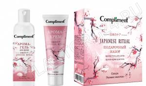 ПН Compliment №1311-2 JAPANESE RITUAL (Арома-гель для душа, 200мл + Арома-крем для тела, 80мл)