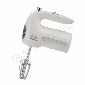 Миксер SAKURA SA-6336W 250Вт 4 насадки белый