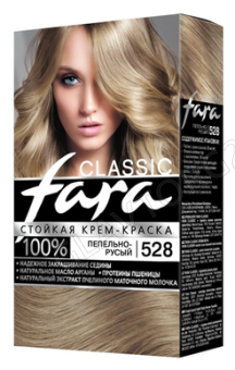 Русс.К.FARA Classic Краска д/волос 528 Пепельно-русый