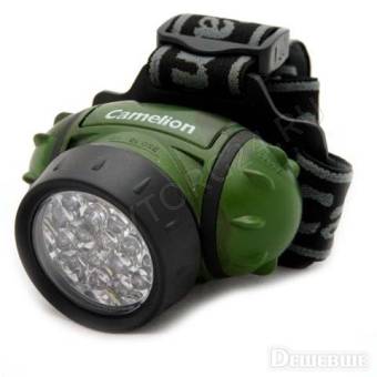 Фонарик Camelion LED 5313-19F4ML, 19свет. налобный 3*AAA/6 шт