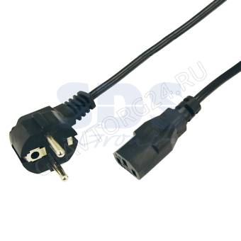 Кабель питания C13 гнездо-штекер REXANT 11-1131 1,8м ПВХ с заземлением 