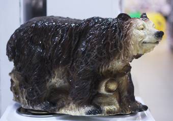 Копилка Медведь коричневый 32*60см 