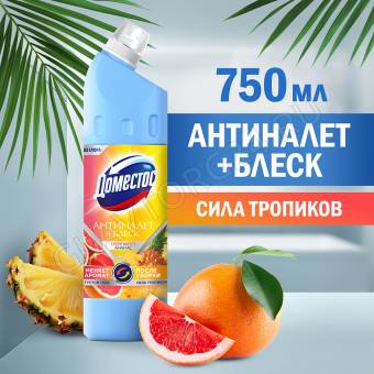 Доместос 750мл Сила тропиков  густой/12