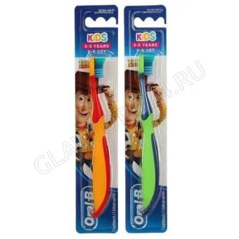 ORAL-B Зубная щетка Kids для детей (3-5) Toy Story Экстрамягкая 1шт РАСПРОДАЖА
