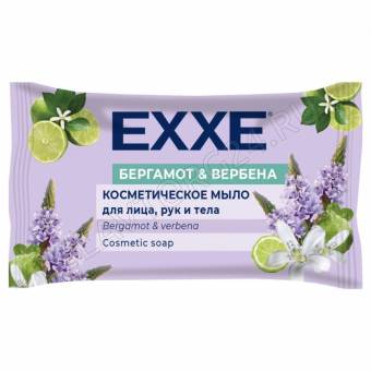 EXXE Косметическое мыло 75г (флоу-пак) "Бергамот и вербена" 7381/12