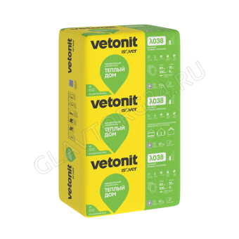 Изовер Vetonit "Теплый Дом" Плита 1170x610х50мм (14 шт) (10м2=0,5м3)