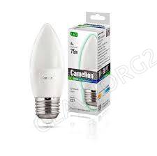 Лампа светод. Camelion LED8-C35/865/E27 8Вт 220В