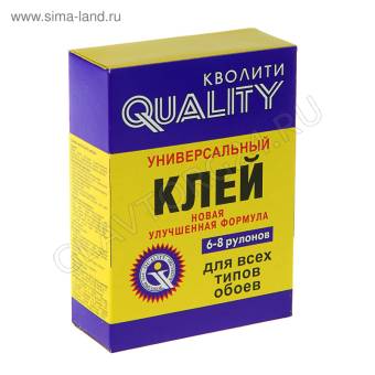 Клей обойный Quality, универсальный, коробка, 200 г 3562832