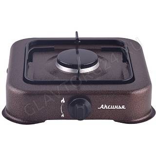 Плита газовая 1 конфорка АКСИНЬЯ КС-105 коричневый 