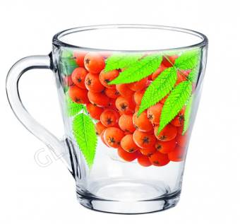 Кружка 250мл Живая Природа Рябинка арт. 1649-Д