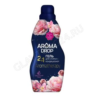 AROMA DROP гель для стирки 2в1 Aromatherapy Цветочный микс, 1000 г/6 АКЦИЯ