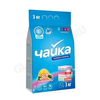 СМС Чайка автомат 3кг универсальное 3в1/5шт,  Беларусь
