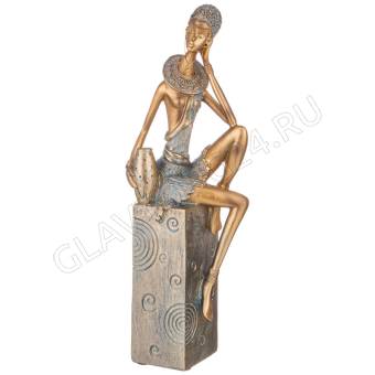 ФИГУРКА ДЕКОРАТИВНАЯ "ДЕВУШКА" 11,5Х8,5Х33,5СМ/12 арт.146-1745