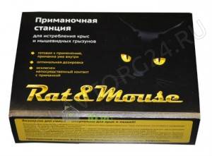 Rat&Mose приманочный домик - липкая пластина "Клеелов" /100шт
