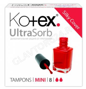 Kotex 8 мини тампоны/24