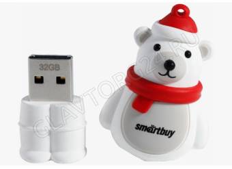 Модуль памяти 32Gb USB 2.0 SmartBuy Wild Медведь 