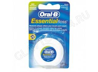ORAL-B зубная нить Essential floss мятная 50м