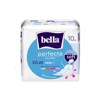 Белла Перфекта ULTRA blue (синяя)  прокладки 10/36шт (013RW10-200)275 4кап*
