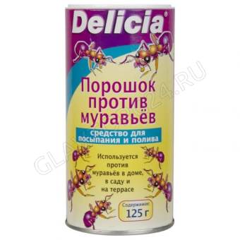 Delicia порошок-приманка от муравьев 100гр/20шт