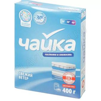 СМС Чайка ручная стирка 400г универсальное Чайка свежий ветер,  Беларусь 