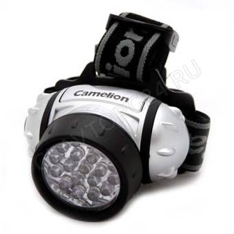 Фонарик Camelion LED 5313-19F4, налобный 3*AAA/6 шт