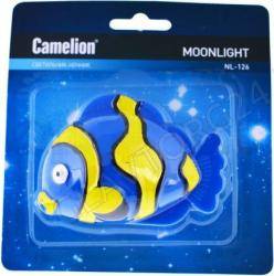 Ночник Camelion NL-126 "Рыбка" (с выкл, 220V, 0.5W)