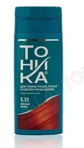 Тоника Оттеночный бальзам д/волос 5.35 Красный янтарь 150млснят