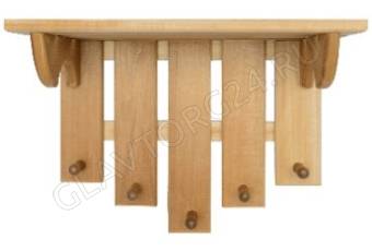 Полка-вешалка Сосульки 9 крючков780х310х240 