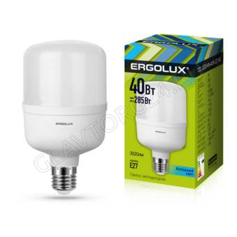 Лампа светод. Ergolux LED-HW-40W-E27-6K серия PRO (40Вт E27 6500К 150-260В)