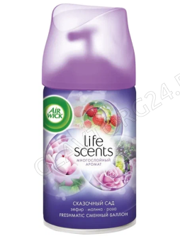 Airwick осв.возд СМ.АЭРОЗОЛЬ 250мл 3в1 волшебный сад