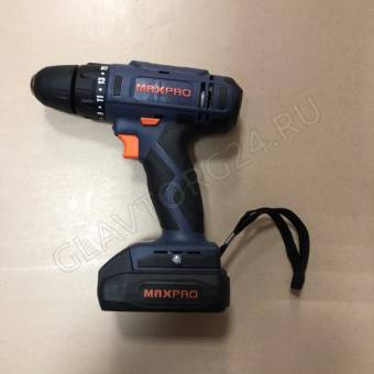 Дрель-Шуруповерт аккум MAX-PRO 14В 2*1,5Ач Li-Ion/85028