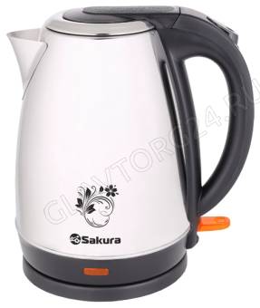 Чайник электрический SAKURA SA-2136 1,8л 1,5кВт нерж.сталь 