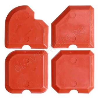 Шпатели эластичные для формирования швов, набор 4шт/06894