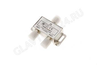 Делитель сигнала на 2 ТВ под F разъем 5-1000 MHz Splitter-2/500 АКЦИЯ