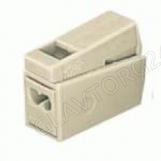 Зажим безвинтовой 1х(0,5-2,5) Wago (100шт) 224-122