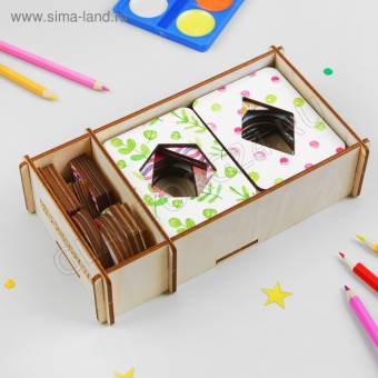 Доски Сегена «Фигруры -2», набор 18 шт., размер досочки: 6,6 × 8,5 см