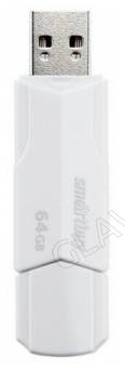 Модуль памяти 64Gb USB 2.0 SmartBuy Clue белый